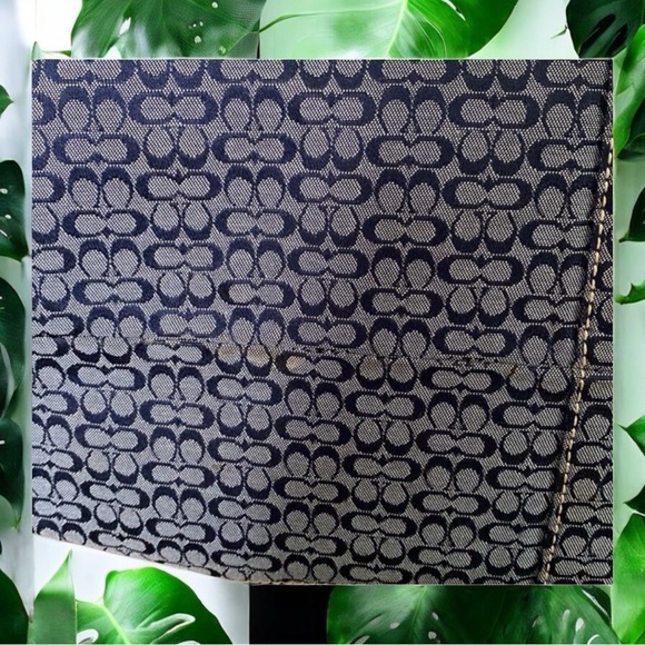 Coach Soho Vintage Bag - Navy Blue Coach Purse - Large Coach Bag - Picture 5 of 8